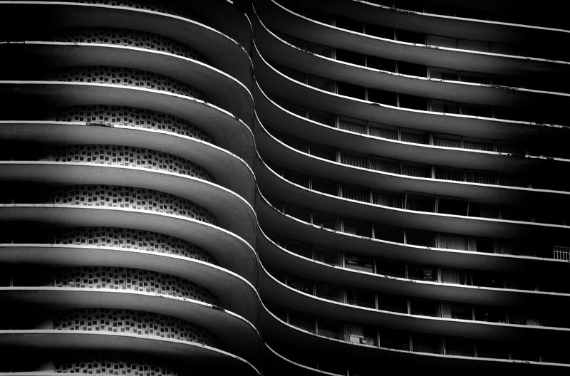 Arquitetura de BH em preto e branco